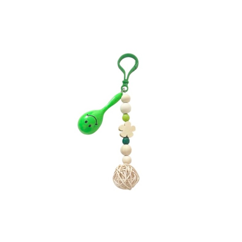 Parakeet Biting Toy, Maracas, Made in Japan, Safe and Safe