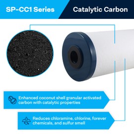 SpiroPure SP-CC1-20BB 20x4.5 Catalytic Carbon Water Filter Cartridge