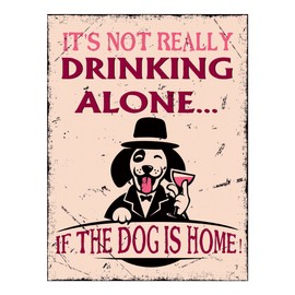 Metal Bar Signs Tin Plaque Vintage Style - Ideal Accessories for Home Bar Pub Shed Man Cave Gift - 3 Sizes It's Not Really 2