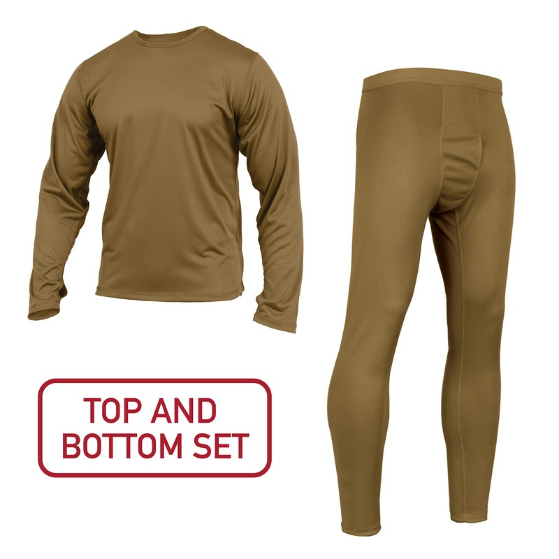 Rothco ECWCS Gen III Silk Weight Top & Bottom Set,
