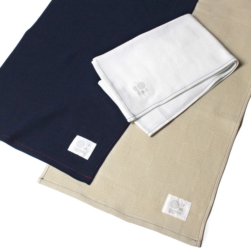 Iori Imabari Towel Face Towel NON-PILE (Navy)