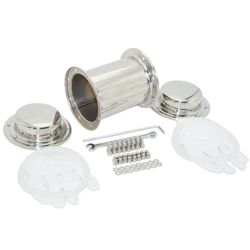 Jasni Time Capsule Stainless Steel Waterproof Container(7.6 Inch)