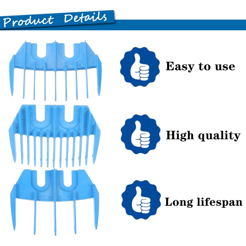 Fuulqgui 3 PCS Electric Wool Shears Professional Trimmer Guide Sheep