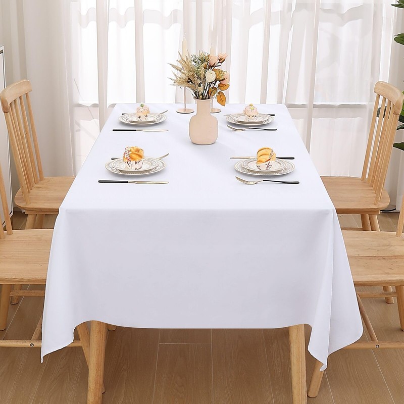 smiry Table Cloth Wipe Clean Rectangular 140x200 cm, Wipeable Water