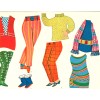VINTAGE 1960s Mini Mods Paper DOLL LASER REPRODUCTION~O
