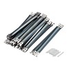 sourcing map Metal Internal Flex Frame - 10Pcs 120mm/4.7" Handbag