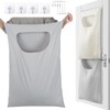 Wovnet 2 Pcs Large Hanging Laundry Hamper Bag 28 x