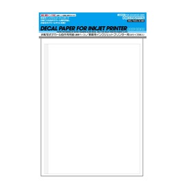 Haikyu Parts INKJ-T04CL Home Inkjet Printer Decal Paper Transparent Base A4 Size (5 Sheets) Plastic Model Decals