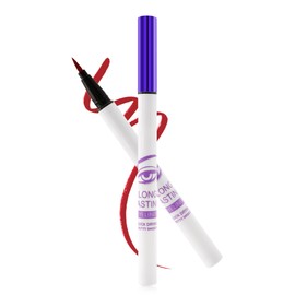 Waterproof Colored Liquid Eyeliner, Red Matte Eyeliner Pen Long Lasting, Smudge Proof, Quick-Dry, Ultra-Fine Tip & High Pigmented Delineador De Ojos De Colores, Eye Makeup Bright Colors for Women-07