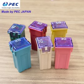 Gebildet 6pcs 12V-24V Car Fuse High Profile in Box Shape, Assorted for Trucks, Cars and SUVs, Boats (20A/25A/30A/40A/50A/60A)