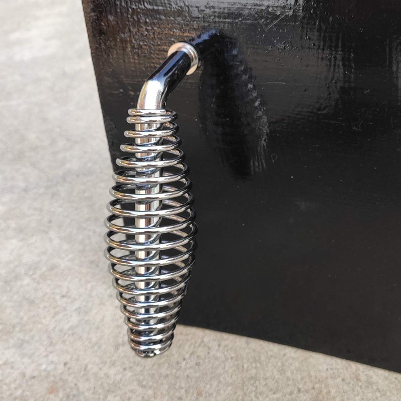 Gooyoou 5" Stainless Spring Handle with 1/2" Steel Rod for