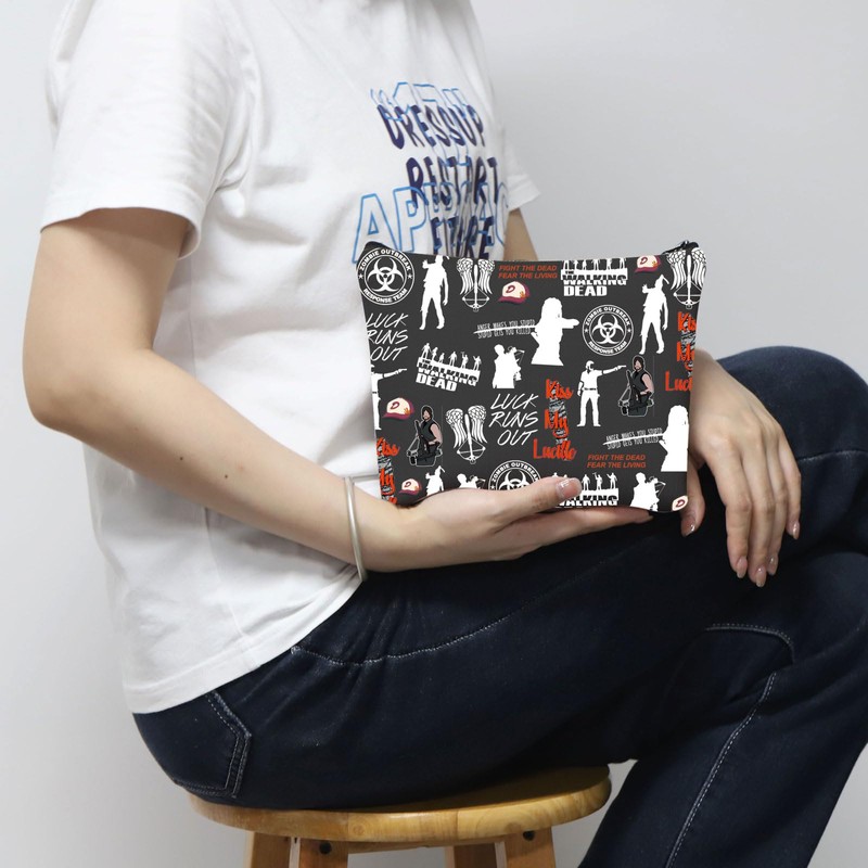 Walking Dead Cosmetic Bag TWD Merch TWD Fans Gift Zombie