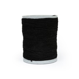 Shelver 100m Long Elastic Thread for Sewing, Shirring Elastic (Black)