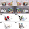 Yerliker Clear Plastic Storage Bins with Lids Large Stackable Pantry