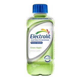 Electrolit, Electrolyte Beverage, Green Apple, 21 Fl Oz bottle (Pack of 12)