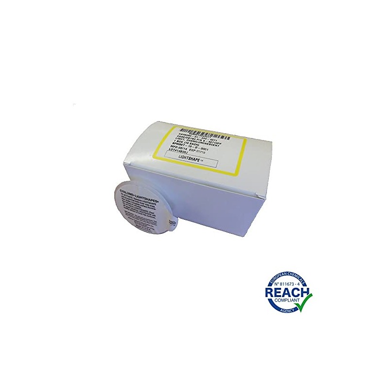 Cyalume Technologies SA9-42710AM Yellow 3'' Chemlight Military Grade Lightshape Circle