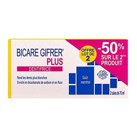 Bicare Plus dentifrice 2x75ml