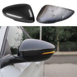 2pc Carbon Fiber Color Replacement Replace substitute displace Type Rearview Mirrors Cover Fit for Honda Accord 2018 2019 2020 2021 2022 2023 2024 2025