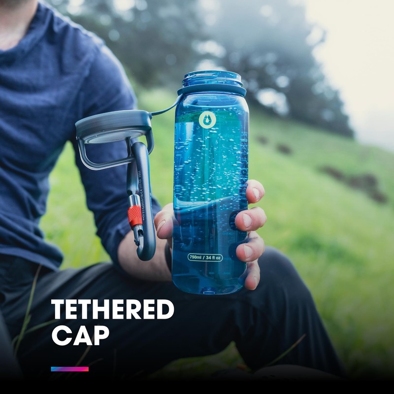 HydraPak Recon - 50% Recycled Plastic Water Bottle, Eco Friendly