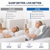 3-Piece Adjustable Wedge Pillow Set for Elevated Rest – Folding