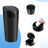 Compact Mini Car Trash Can with Lid - 2 Packs