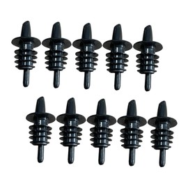 iplusmile 10pcs Wine Pourer and Stopper Bar Supply for Smooth Dispensing and Airtight Sealing for Wine Bottles and Home Use Elegant Design