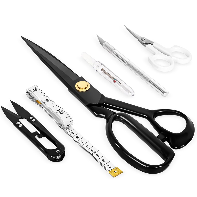 Professional Tailor Scissors 8 Inch - Fabric Scissors Heavy Duty,