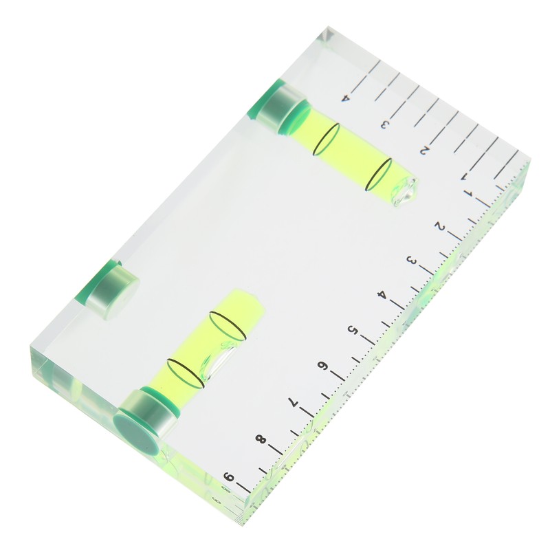 Two Dimensional Horizontal Bubble Level Portable Two Way Integrated Level