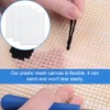 AOEVUIR Plastic Canvas Sheets Plastic Cross Stitch Mesh Fabric Canvas