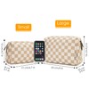 Narwey Small Checkered Makeup Bag for Purse Mini Cosmetic Bag