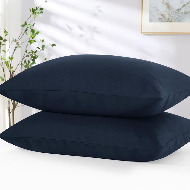 Tifschlaf Pillow Cases 4 Pack - Navy Blue Pillowcases Pack