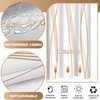 TWLSNCD Extra Long No Hook Shower Curtain and Liner Set,