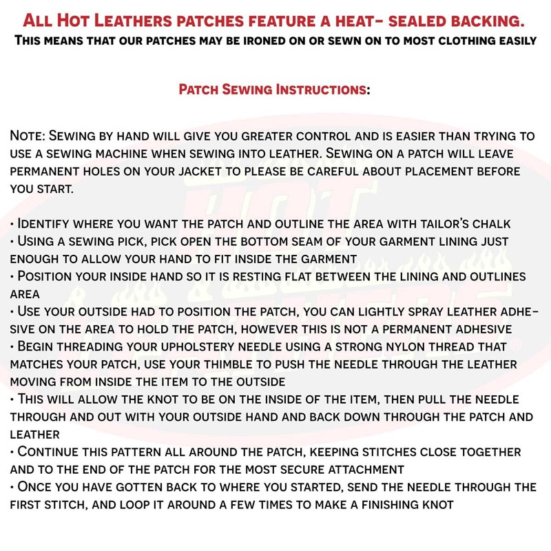 Hot Leathers Arizona 4” X 1” Bottom Rocker Patch PPM5006-4