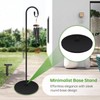 63 Inch Shepherds Hooks for Outdoor Indoor with Round Base