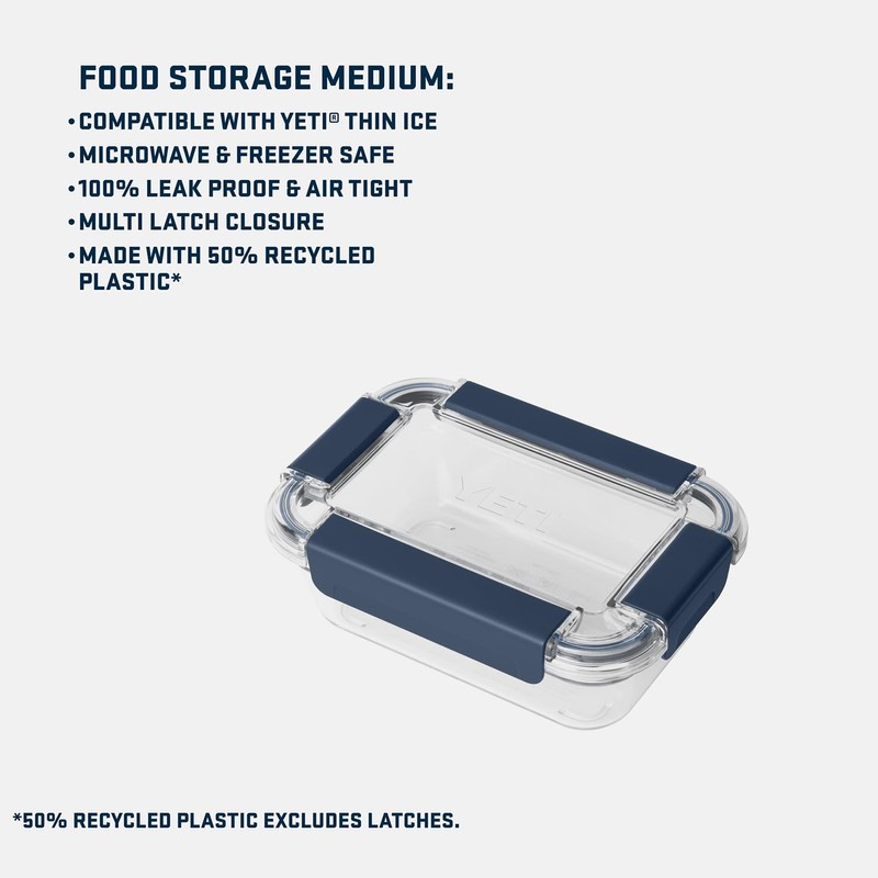 YETI Food Storage Container, BPA Free, Locking & Airtight Lid,