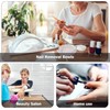 Zerodeko Cuenco para Manicura Acrílico Blanco Ajusta Mano para Remojar