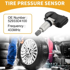 Partuto Tire Pressure Sensor No.52933D4100 Tire Pressure Monitoring Sensor for Kia Soul for Hyundai Sonata 2021-2023