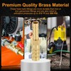 sourcing map 3pcs 6mm to 4mm Brass Hose Barb Fitting
