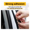 Double Layer Car Door Seal Strip 52.5ft, B-Shape Rubber Weather