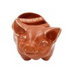 Ceramica Edgar Picas Traditional Portuguese Clay Terracotta Happy Pig Sausage