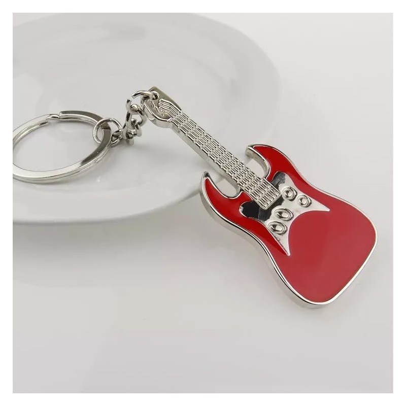 Freedale Guitar Keychain for Men Mini Cute Bass Key Chain