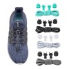 Ajustable Elasticas Deporte Cordones Niños Y Adultos 4 Pzas Negro/gris/blanco/verde