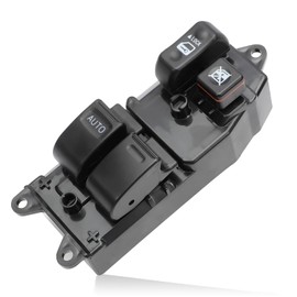 Konuooer Window Switch for Toyota Yaris Window Regulator Button with 8 Pin Plug Black Push Button Panel Mount Manual Compatible with Hilux Hiace Land Cruiser