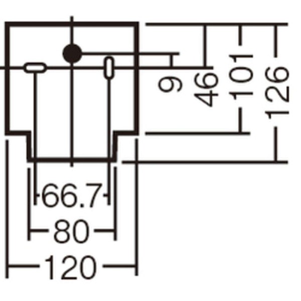 Panasonic LGB87081K LED Bracket 60 Bulb Color