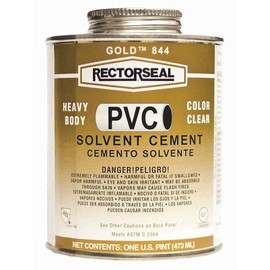 Rectorseal 55952 Pint 844L Heavy Body Low Voc Pvc Solvent Cement