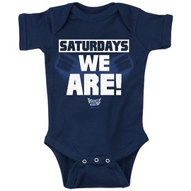 Saturdays Baby Apparel for Penn State Football Fans (NB-18M) (Navy Onesie, 12 Months)