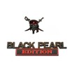 1x Pirate Plus 1x Black Pearl Edition Metal Emblem Sticker