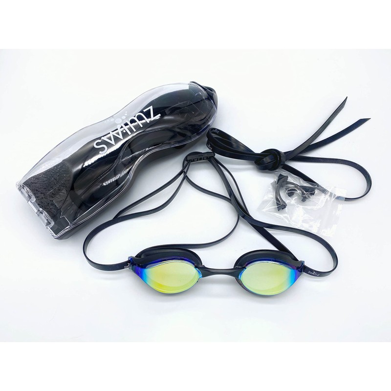 Swimz Vortex Mirrored Swimming Goggle - Low profile training &