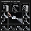 Rain Shower Head with Handheld Showerhead, Chrome 1.8GPM 460311