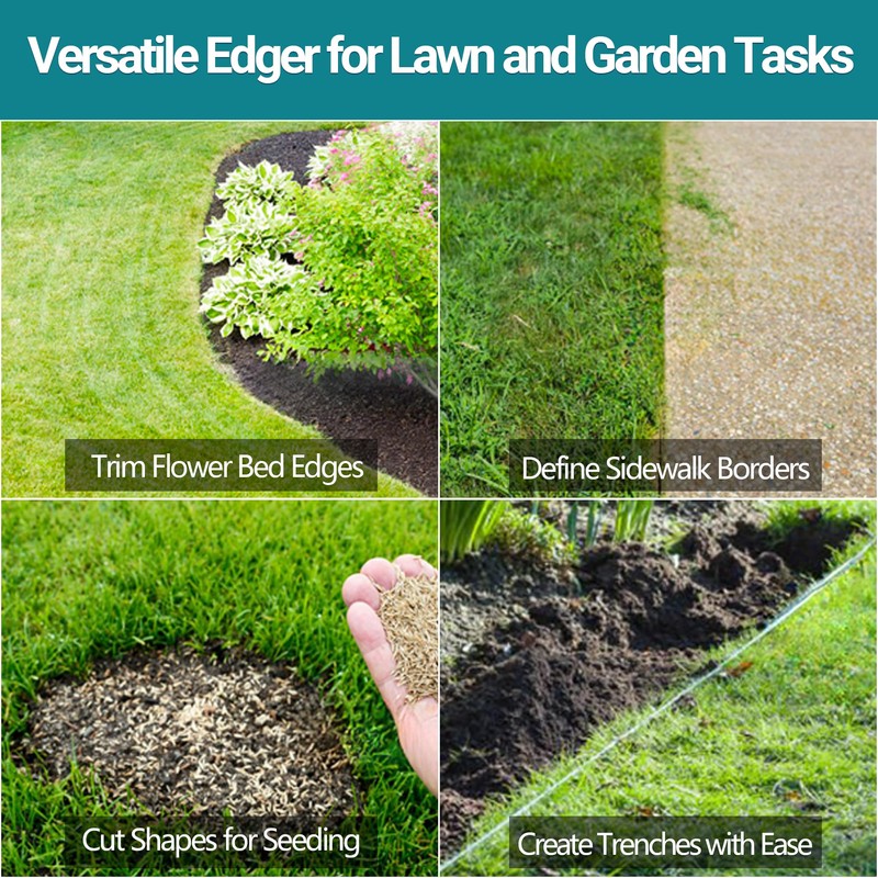 CKLT Edger Lawn Tool 41in Border Edger with Tempered Spring